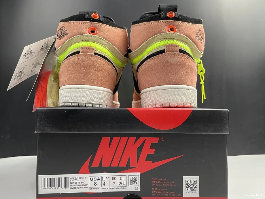 Peach 528 Jordan1 CW6576- Switch TopPick 2162 0526